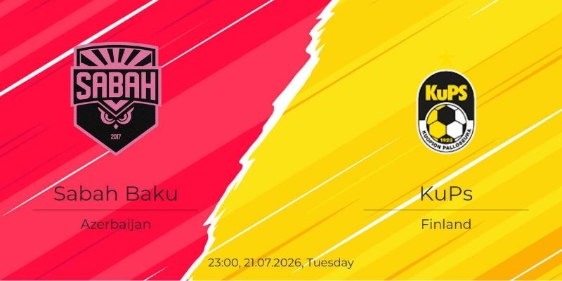 Soi kèo Sabah Baku vs KuPS, 23h ngày 21/07 – Vòng loại C1